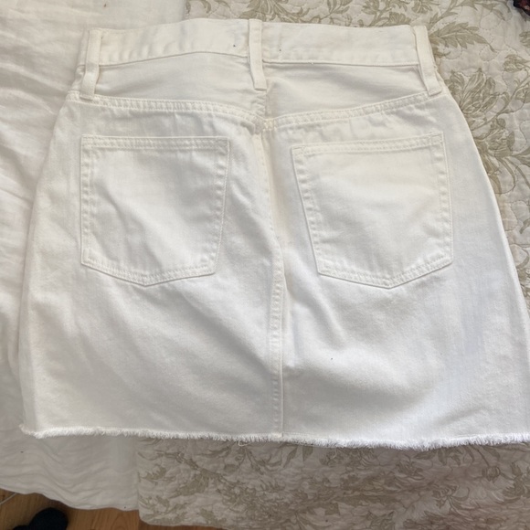 Jcrew white denim skirt - Picture 3 of 4